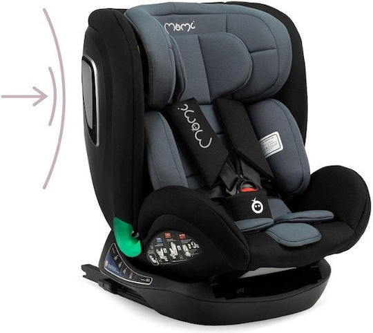 Momi Urso Детско Столче за Кола i-Размер с Isofix Черен 0-36 кг