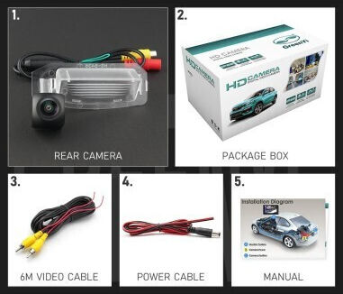 Cameră auto pentru mersul înapoi cu vedere pe timp de noapte pentru Mitsubishi Magazin online / Outlander