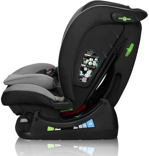 Lionelo Aart Детско Столче за Кола i-Размер Grey Graphite 0-36 кг