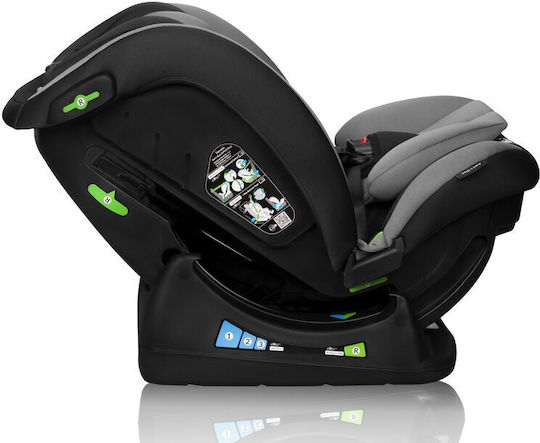 Lionelo Aart Детско Столче за Кола i-Размер Grey Graphite 0-36 кг