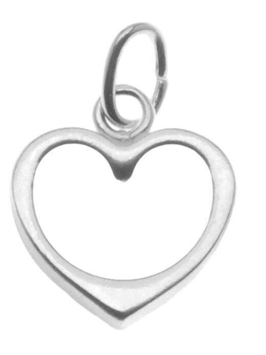 Herz Charm aus Silber