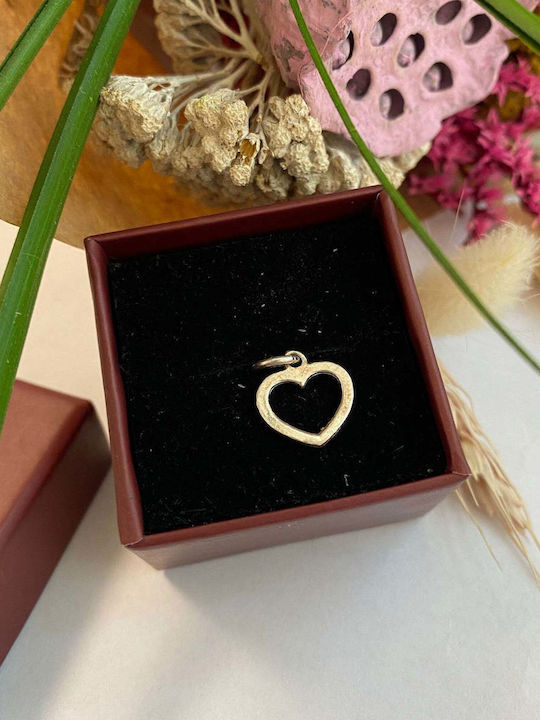 Herz Charm aus Silber