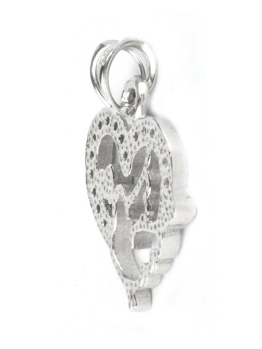 Herz Charm aus Silber