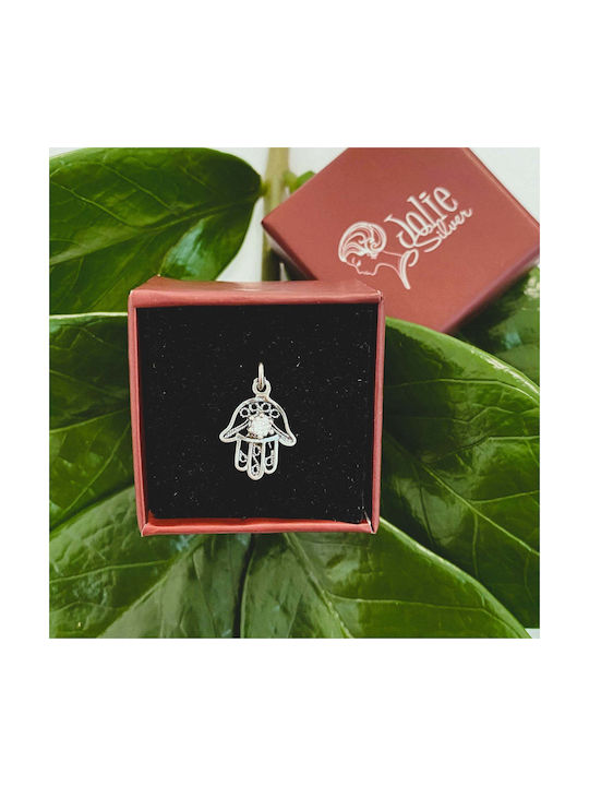 Pandantiv Jolie Argint Sterling 925 Hamza Design Filigran 0.9 G 15x10 Mm