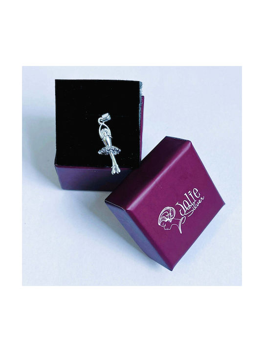 Pandantiv Jolie Argint Sterling 925 Model Delicat de Balet 25 X 8 Mm 1.7 G