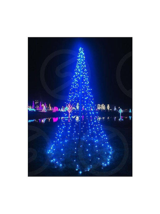 500 Λαμπάκια LED 50μ. Μπλε σε Σειρά