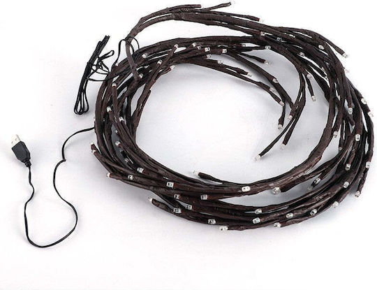 144 Lichter LED 2m. Warmes Weiß USB in Zeichenfolge 1Stück 144 Lichter LED 2m. Warmes Weiß USB in Zeichenfolge 1Stück