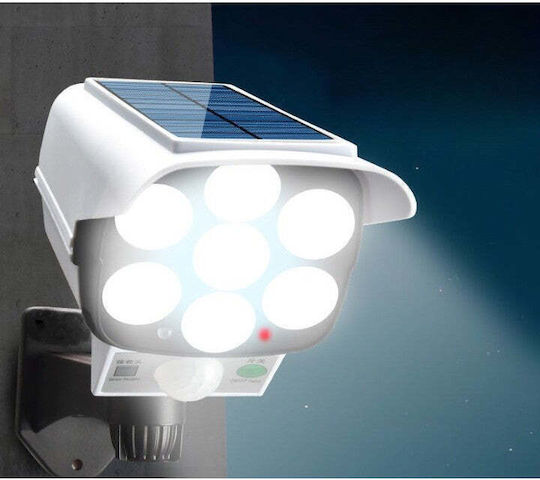 Camera de supraveghere falsă tip Bullet Camere de supraveghere simulare Alb