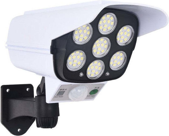 Camera de supraveghere falsă tip Bullet Camere de supraveghere simulare Alb