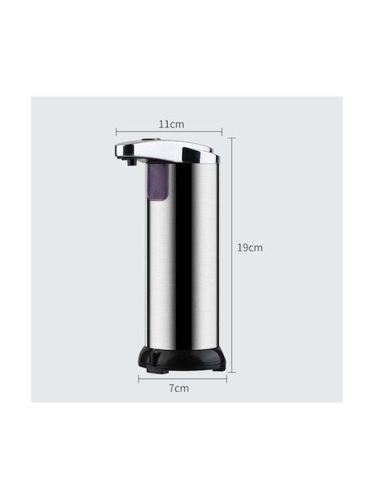 Dispenser Bucătărie din Oțel Inoxidabil cu Distribuitor Automat Gri 250ml
