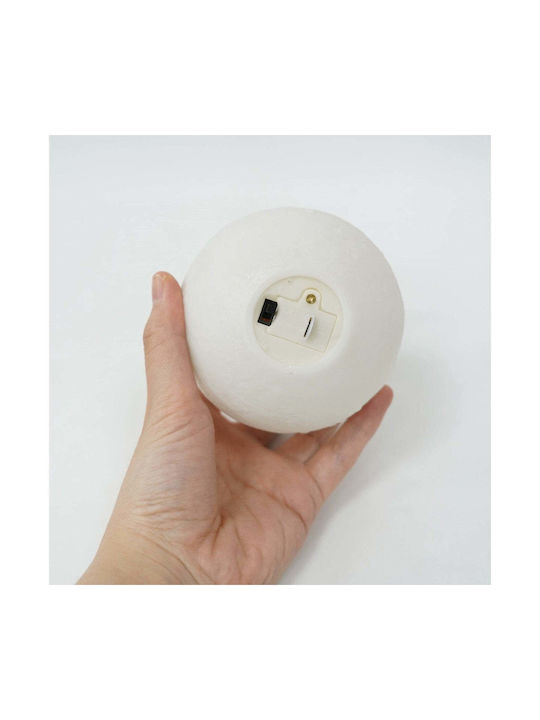 Διακοσμητικό Φωτιστικό LED Θερμό Λευκό Moon Light 10x10εκ.