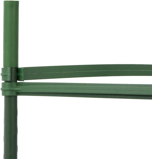 vidaXL Plant Support Bases 116cm from Steel with Plastic Coating Set of 2pcs
