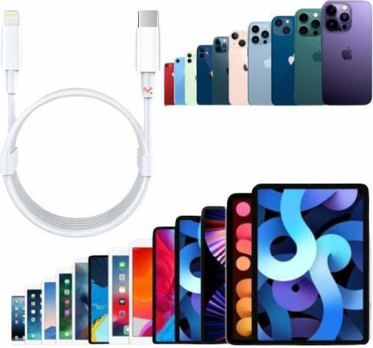 Set 3 Cabluri de Încărcare și Date Mercaton Tip-c Lightning Alb 2a Viteză 10 Gbps 1 M