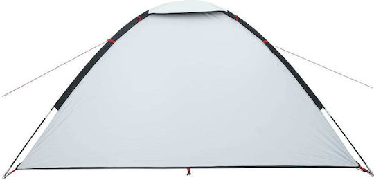 vidaXL Cort de Camping Igloo Alb pentru 4 Persoane