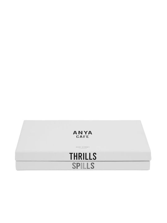 Anya Hindmarch Πετσέτα Φαγητού Λινή Σετ 4τμχ Πολύχρωμο