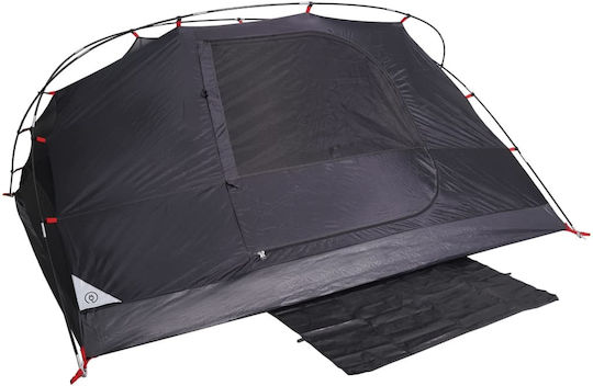vidaXL Camping Tent Tunnel White for 4 People 405x285x143cm