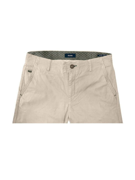 Double Herrenshorts Chino Beige