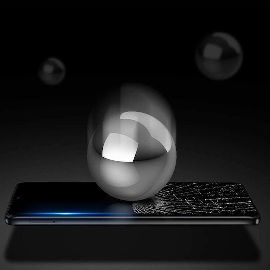 0.3mm Adeziv complet Full Face Tempered Glass Negru (Honor 70 Lite )