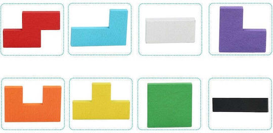Wooden Kids Peg Puzzle 40pcs