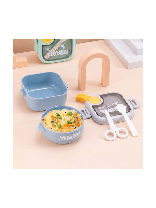 Lunchbox Kunststoff Blau 750ml 1Stück