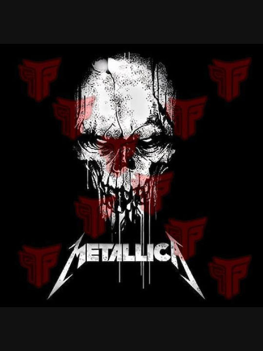 Дамска памучна тениска с къс ръкав Takeposition Metallica Black 504-7506b-02