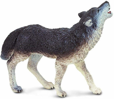 Safari Ltd Miniature Toy Gray Wolf Gray