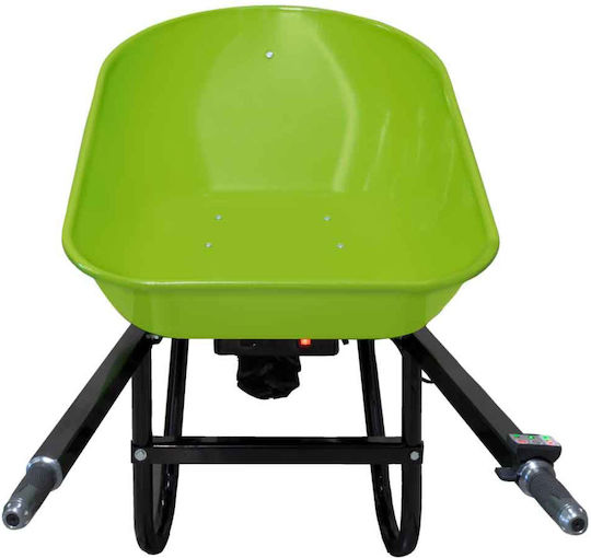 Kippwagen Gartenkarre Batterie Einrädrig mit Maximalem Ladegewicht 260kg