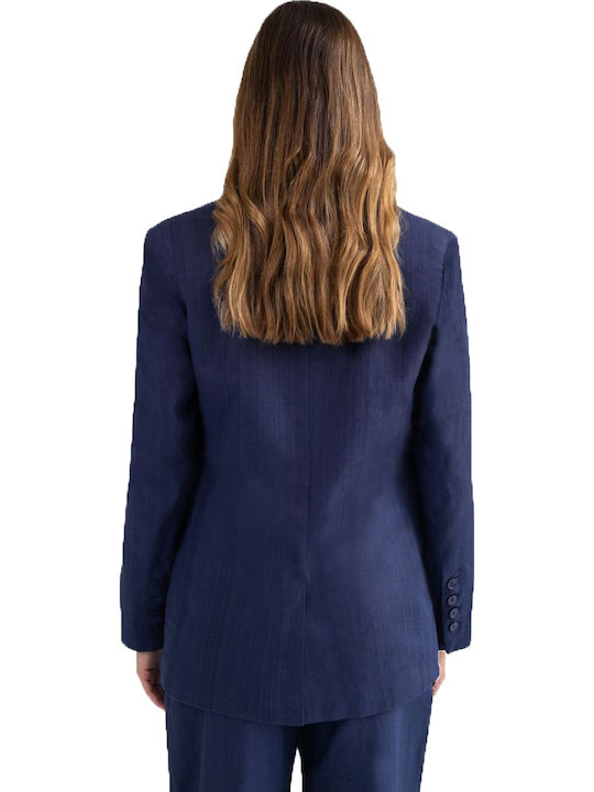 Mind Matter Philippa Women's Blazer Blue