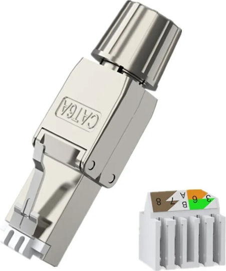 Ez-rj456astl Cat.6a Rj45 Θωρακισμένο Βύσμα