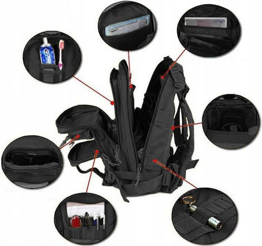 Military Pouch Shoulderbags Black 30lt