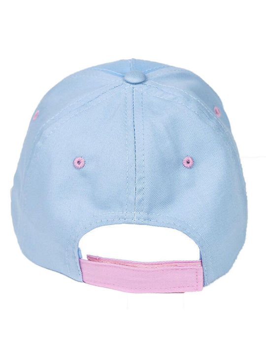 Cerda Kids' Hat Jockey Fabric Stitch Light Blue