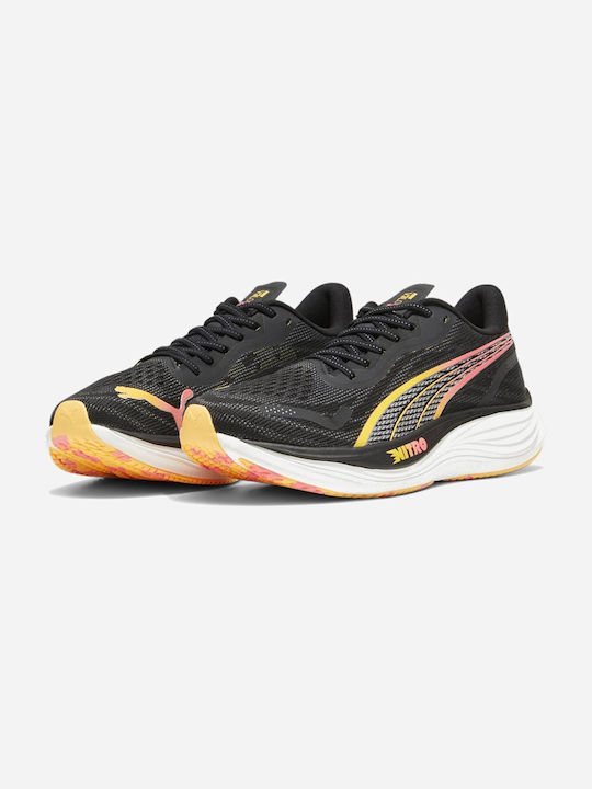 Puma Velocity Nitro 3 FF Ανδρικά Αθλητικά Παπούτσια Running Μαύρα