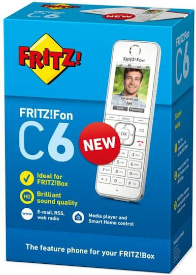 AVM FRITZ!Fon C6 Cordless IP Phone White