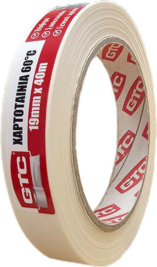 GTC Paper Tape 19mm x 40m 05-9249