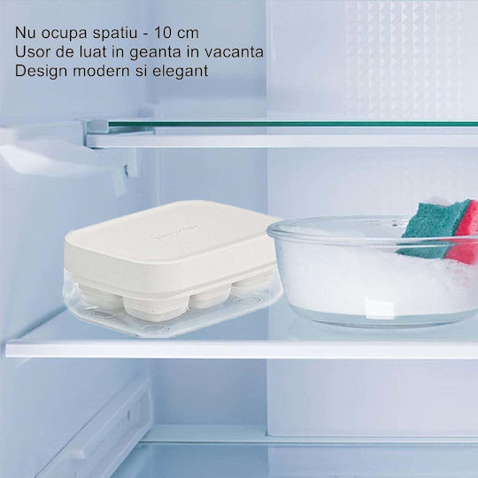 Eiswürfelform Würfel aus Silikon Weiß Eiswürfelform Würfel aus Silikon Weiß