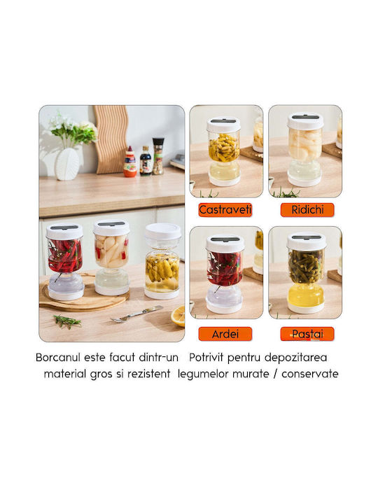 Lunchbox Kunststoff Weiß 1400ml 1Stück