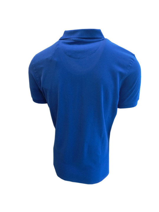 3Αlpha Ανδρική Μπλούζα Κοντομάνικη Polo Royalblue