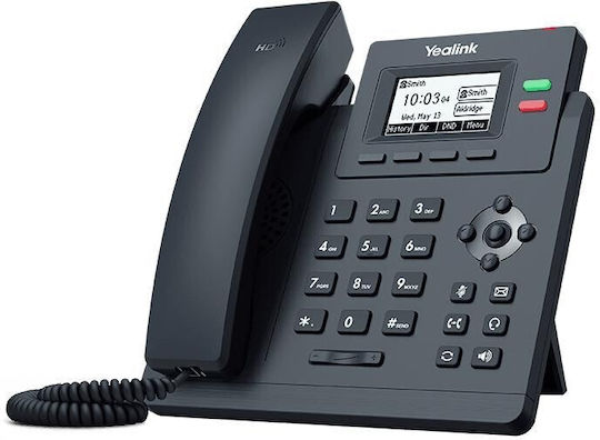 Yealink SIP-T31G Wired IP Phone with 2 Lines Black