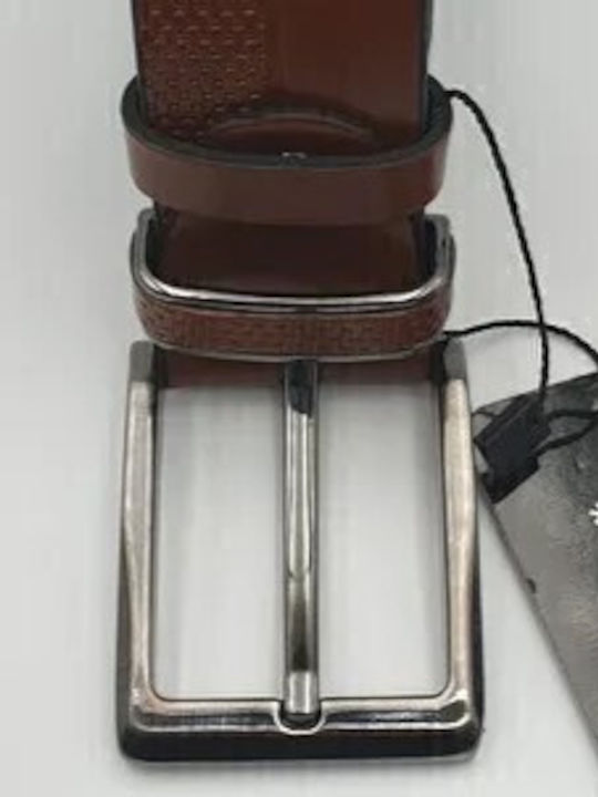 Herren Gürtel Leder Tabac Braun