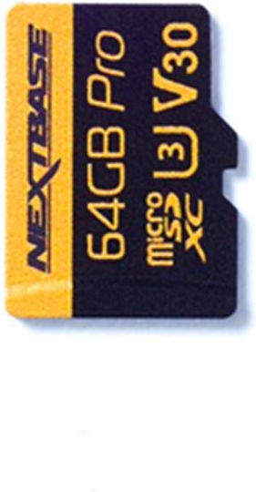 NextBase SDXC 64GB U3 V30 30MB/s Cu Adaptor
