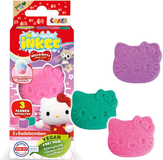 Set Sprudelnde Badebomben Craze Hello Kitty 3 Stück