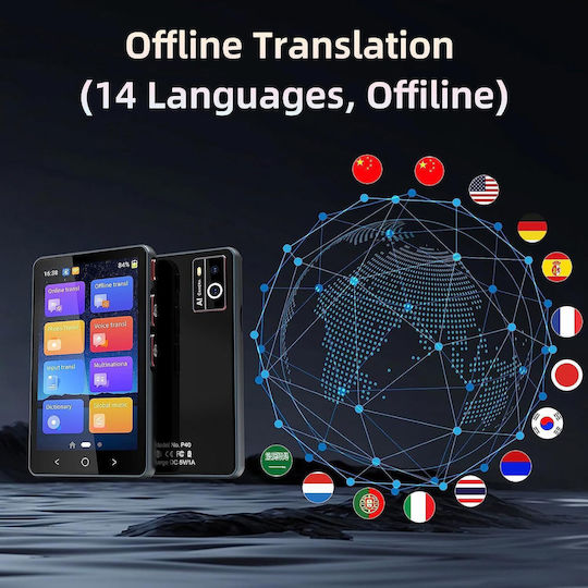 Intelligent Bidirectional Real-time Translator Instant Online Voice Translation In 135 Languages Wifi Hotspot Visionhub Translator 4.0 Inch Hd Touchscreen Offline Translation