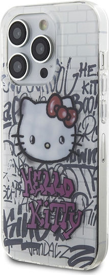 Hello Kitty Задна корица Пластмаса Бял (iPhone 15 Pro Max)