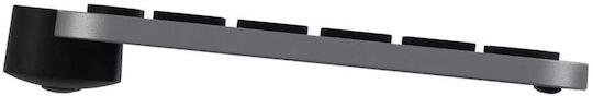 Logitech MX Keys S for Mac Безжично Само клавиатура Международен английски Черен