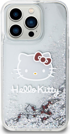 Hello Kitty Back Cover Πλαστικό Ασημί (iPhone 14 Pro)