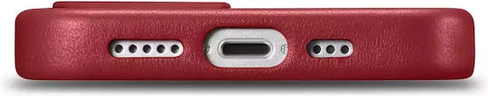 iCarer For Apple Back Cover Δερμάτινο Μπεζ (iPhone 14 Plus)