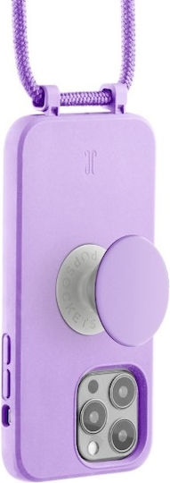 Just Elegance Popgrip Back Cover Silicone Lilac (iPhone 13 Pro Max)