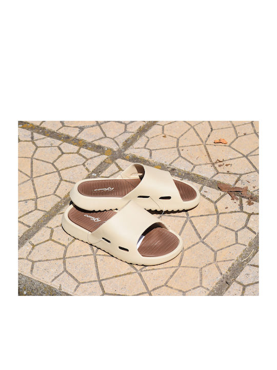 Comfy Herren-Sandalen Braun