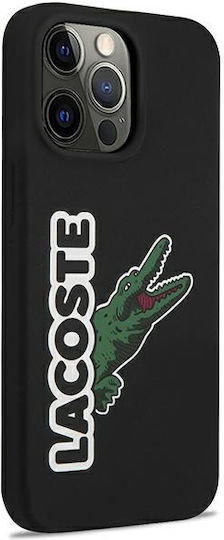 Lacoste Head Crocodile Back Cover Σιλικόνης Μαύρο (iPhone 13 Pro Max)