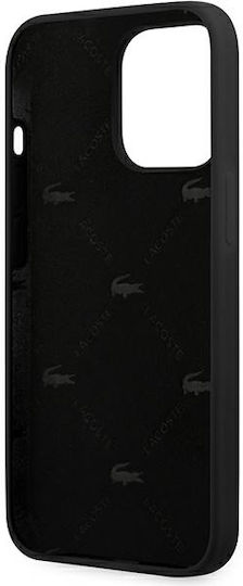 Lacoste Head Crocodile Back Cover Σιλικόνης Μαύρο (iPhone 13 Pro / 13)
